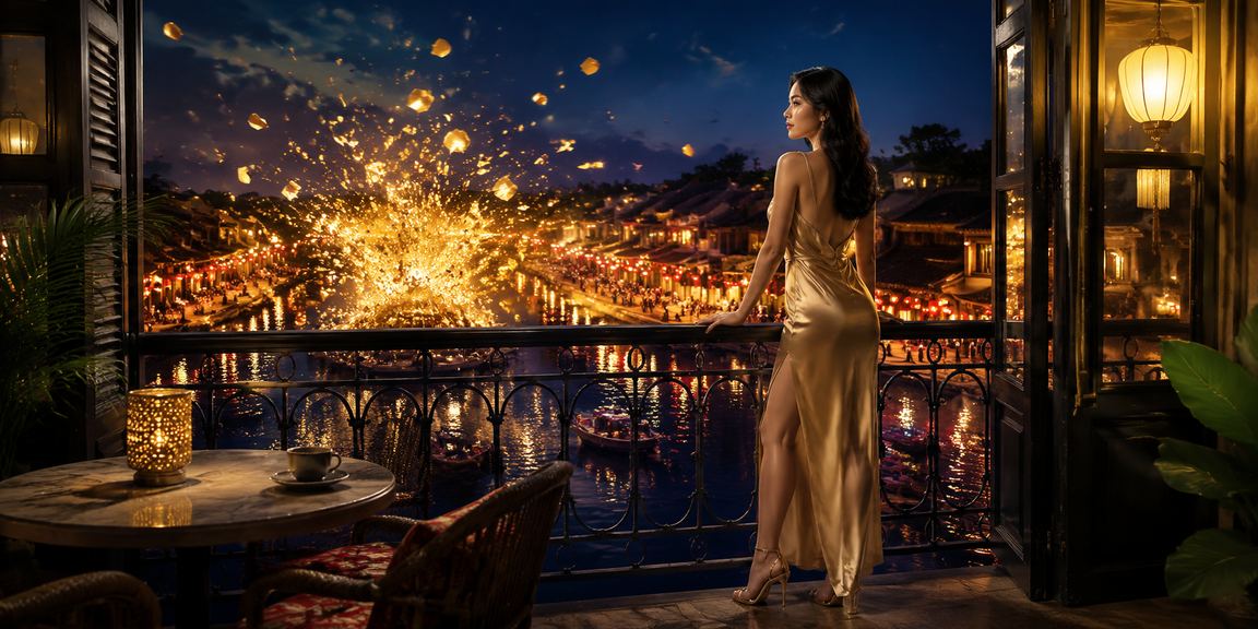 Người chơi nhận thưởng khuyến mãi tại Hội An